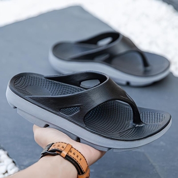 Vīriešu thong sandales - Sporta stils, Augšējā daļa no Xishi samta, Zole no kaņepju pītuma, Vasara, Zoles biezums 0–3 cm