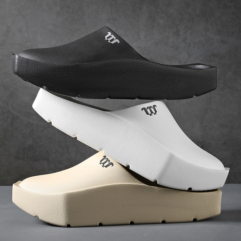 Vīriešu sandales ar aizvērtu purnu, EVA augšdaļa un zole, elpojošas, zoles biezums 0–3 cm