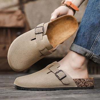 Ανδρικά slip-on loafers - Καλοκαιρινά, με χοντρή σόλα, για γραφείο, PU υλικό