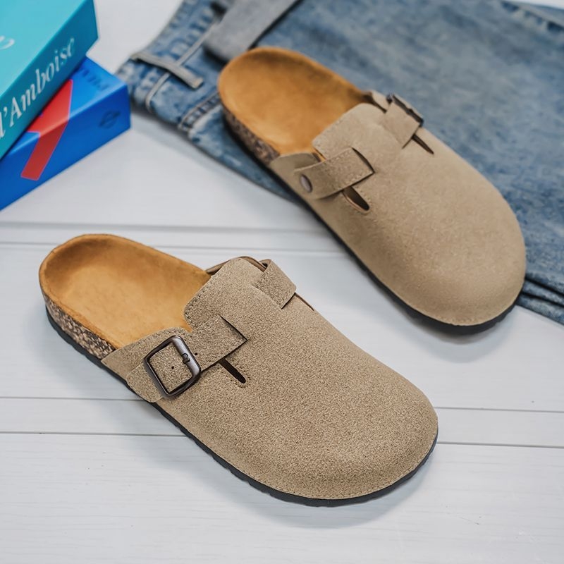 Vīriešu slip-on apavi - vasaras stilā, ar biezu zoli, biroja apavi, PU materiāls