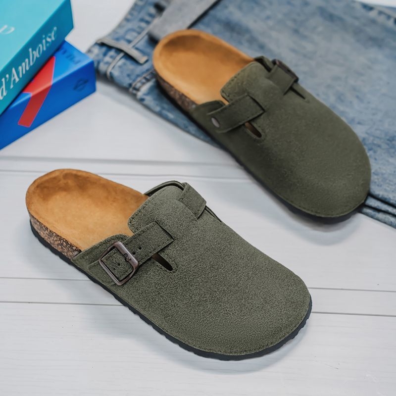 Vīriešu slip-on apavi - vasaras stilā, ar biezu zoli, biroja apavi, PU materiāls
