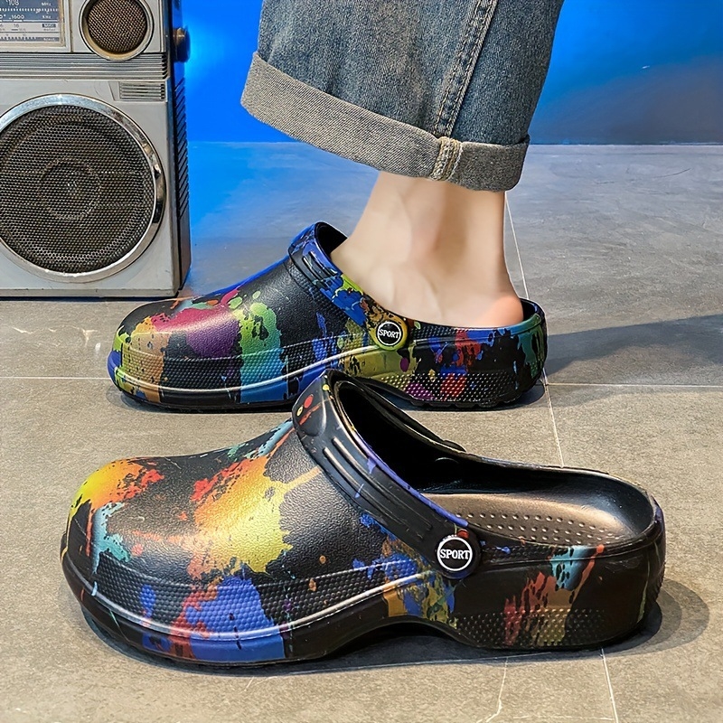 Sandalai - EVA viršus ir EVA padas, Slip-On, Vyrams, Kasdieniai, Kvėpuojantys, Priešslydiniai