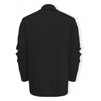 Плетен кардиган Батвинг със яка тип риза, Chenille плат и Vinylon влакна, къси/средни ръкави