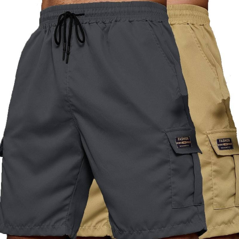 Vīriešu šorti - jēra vilnas flīsa audums, taisns piegriezums, garš kāju garums, vidēja elastība, ielu stils