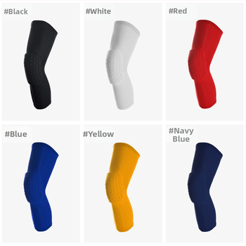 Elpojoši ceļgalu sargi no poliestera, pretslīdes aizsardzība patellai, piemēroti basketbolam un riteņbraukšanai