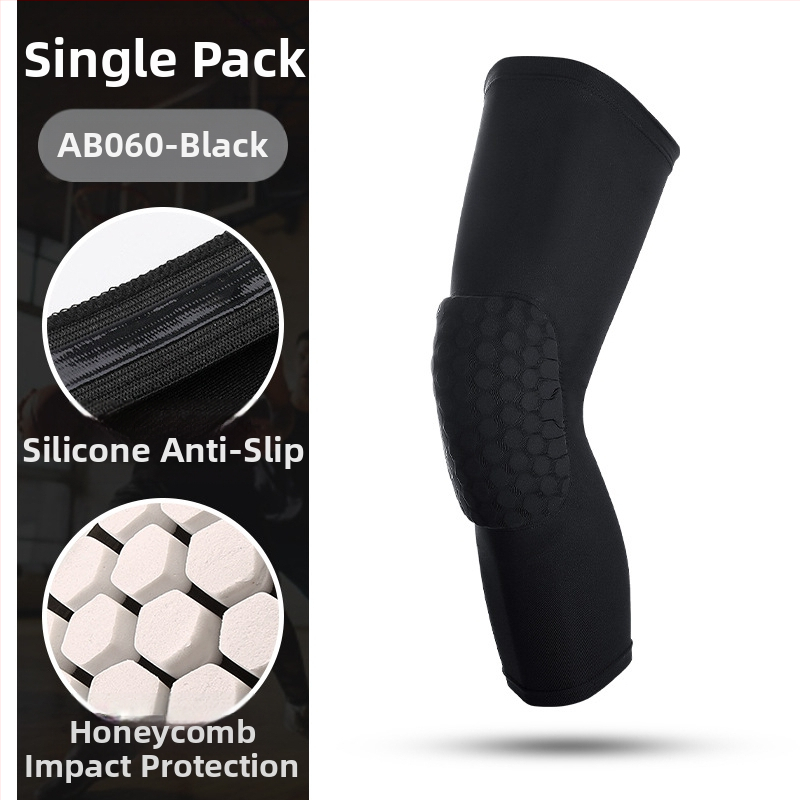Elpojoši ceļgalu sargi no poliestera, pretslīdes aizsardzība patellai, piemēroti basketbolam un riteņbraukšanai