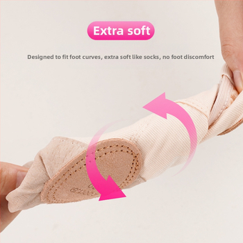 Deju kurpes - ādas zole, augšējā daļa: audums, Balets un modernas dejas, Bērniem (Meitenēm), Līdzsvars