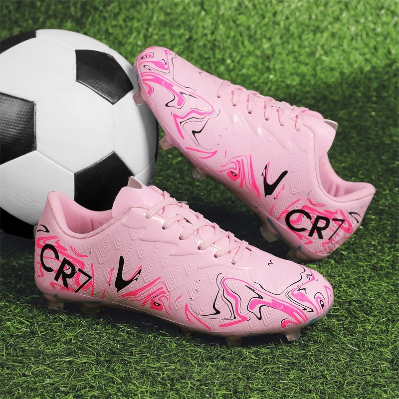 Bērnu futbola kurpes - priekšējais šņorējums, izturīgas, zems augšdaļas, sintētiskā āda augšdaļa, pretslīdēšanas zole