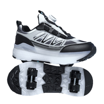 Bērnu Heelys kurpes ar dubultrindu PU ritenīšiem, LC181, universālas