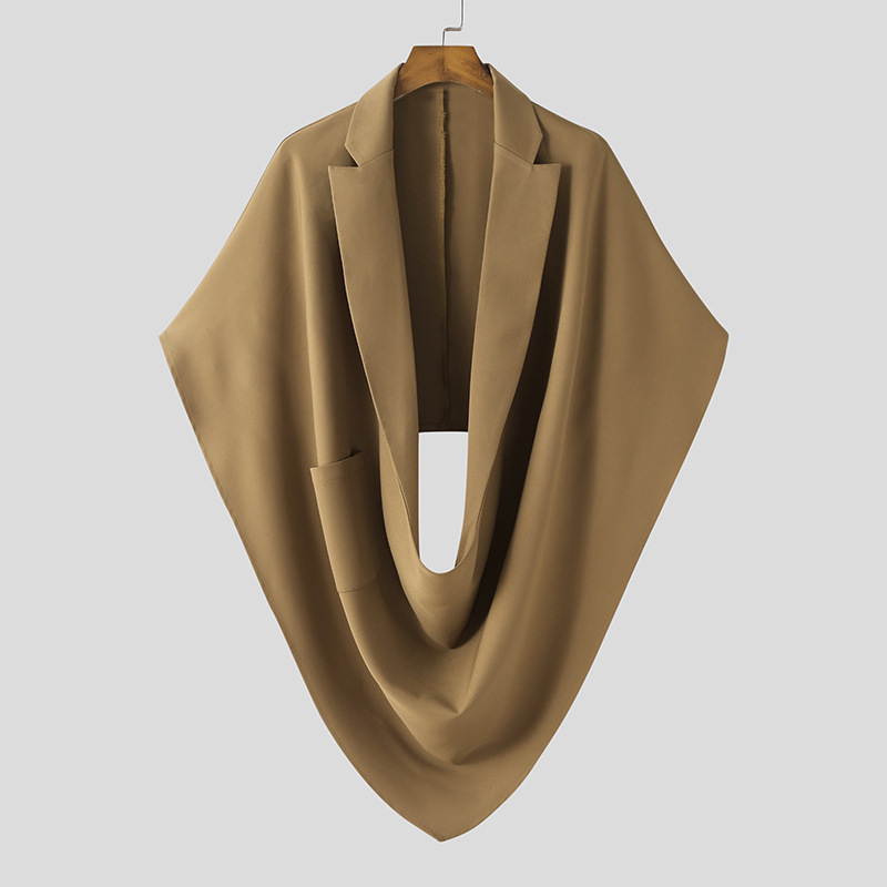 Ikdienas vestes, brīvs griezums, 100% poliesteris, ielu stils, asā mala