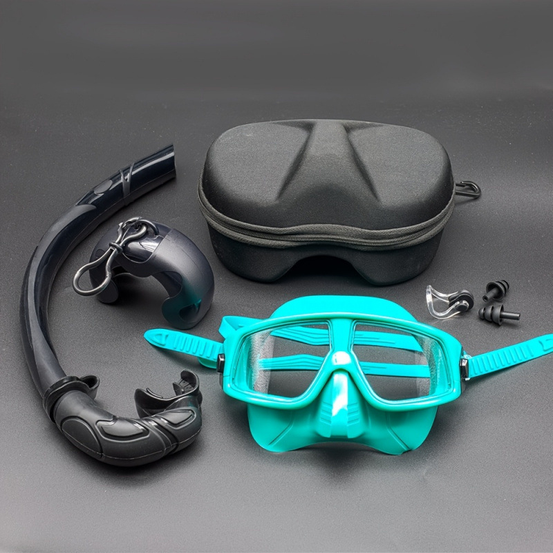 Snorkel brilles ar anti-noplūdi funkciju, Model jd601101851378354, Vinylon materiāls, Pieaugušajiem vīriešiem