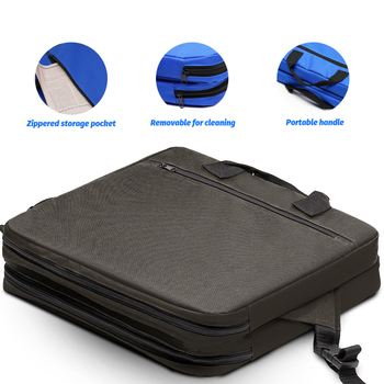 Ανθεκτικό υπαίθριο διπλόμενο μαξιλάρι καθίσματος, ύφασμα Οξφορντ, 540 g, κατάλληλο για καγιάκ και γήπεδα