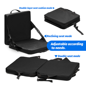 Ανθεκτικό υπαίθριο διπλόμενο μαξιλάρι καθίσματος, ύφασμα Οξφορντ, 540 g, κατάλληλο για καγιάκ και γήπεδα