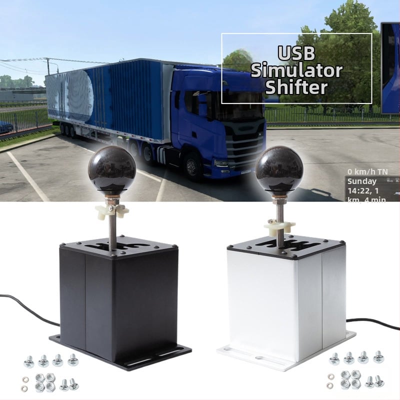 USB ručni mjenjač za simulator igara s H-Shift i sekvencijskim mijenjanjem, kompatibilan s G29, G27, G923, T300RS/GT