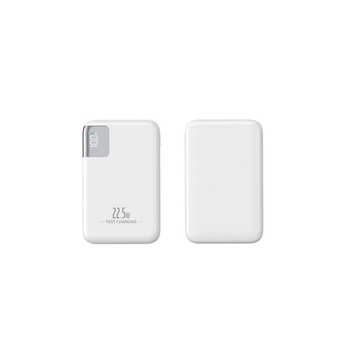 Външна батерия 10000mAh с вграден кабел, цифров дисплей, 22.5W изход, QC2.0 протокол