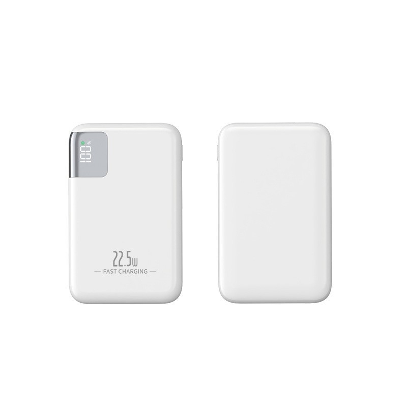 Vanjska baterija 10000mAh s ugrađenim kabelom, digitalni prikaz, izlaz 22.5W, QC2.0