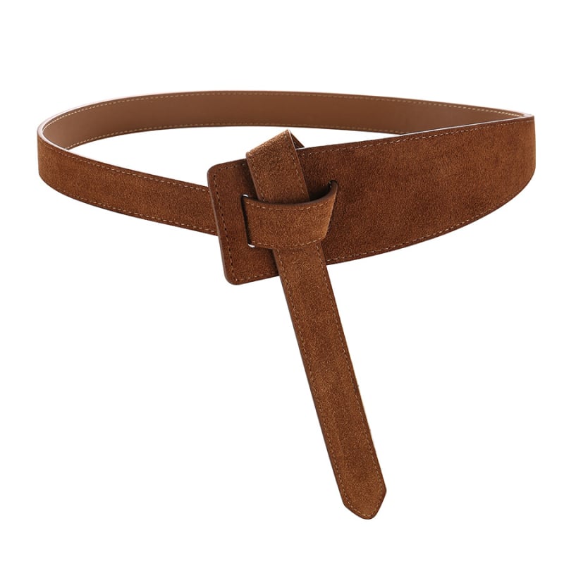 Sieviešu josta no īstas ādas — elegantā stilā, divslāņu liellopu āda, garums 115 cm