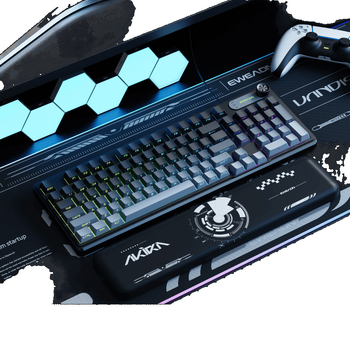 V102 σετ καλωδιακού πληκτρολογίου και ποντικιού, PS/2 διεπαφές για πληκτρολόγιο και ποντίκι, οπτοηλεκτρονική σύνδεση, κατάλληλο για παιχνίδια και γραφείο