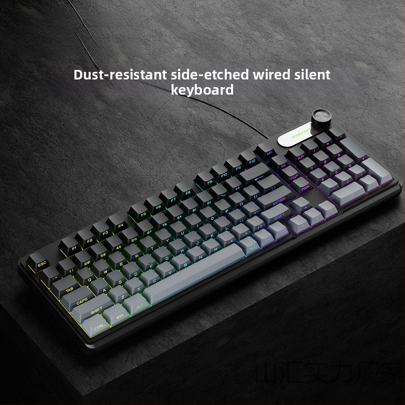 V102 σετ καλωδιακού πληκτρολογίου και ποντικιού, PS/2 διεπαφές για πληκτρολόγιο και ποντίκι, οπτοηλεκτρονική σύνδεση, κατάλληλο για παιχνίδια και γραφείο