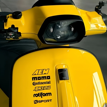 Automobiļu reflektīvās brīdinājuma uzlīmes ar burtiem drukas rakstu, uzstādīšana ar sūkņa palīdzību