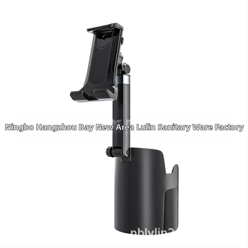 Държач за таблет за задната седалка на автомобил, монтаж към облегалката за глава чрез катарама, разтегателен и сгъваем, универсален държач за телефон и таблет