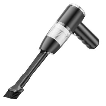 Φορητή ασύρματη χειροκίνητη σκούπα για οικία και αυτοκίνητο — 2-σε-1, ξηρή/υγρή χρήση, ισχύς αναρρόφησης 3100–4000 Pa, USB τροφοδοσία, ενσωματωμένη μπαταρία 2000–2500 mAh, χαμηλός θόρυβος