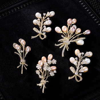 Bros od bakra – Liyu Accessories, elektroplatirana, ženski lagani luksuz stil