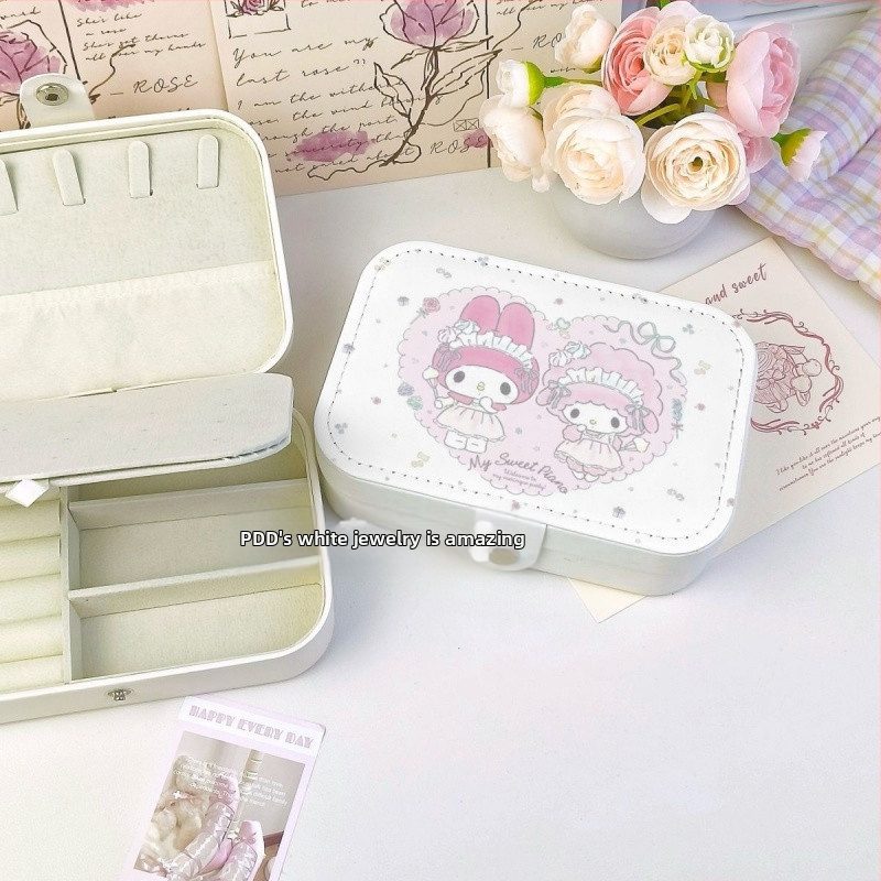 Кожена кутия за бижута, многофункционална, модерен минималистичен стил, за бижута