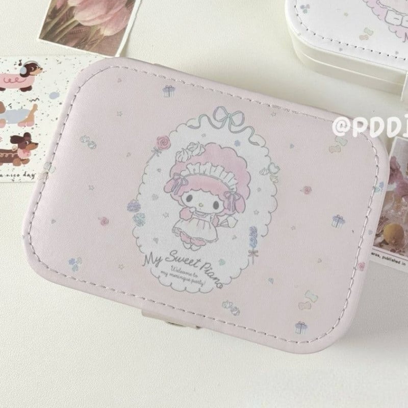 Ādas rotaslietu kastīte, daudzfunkcionāla, vienkāršs mūsdienīgs dizains, rotaslietām