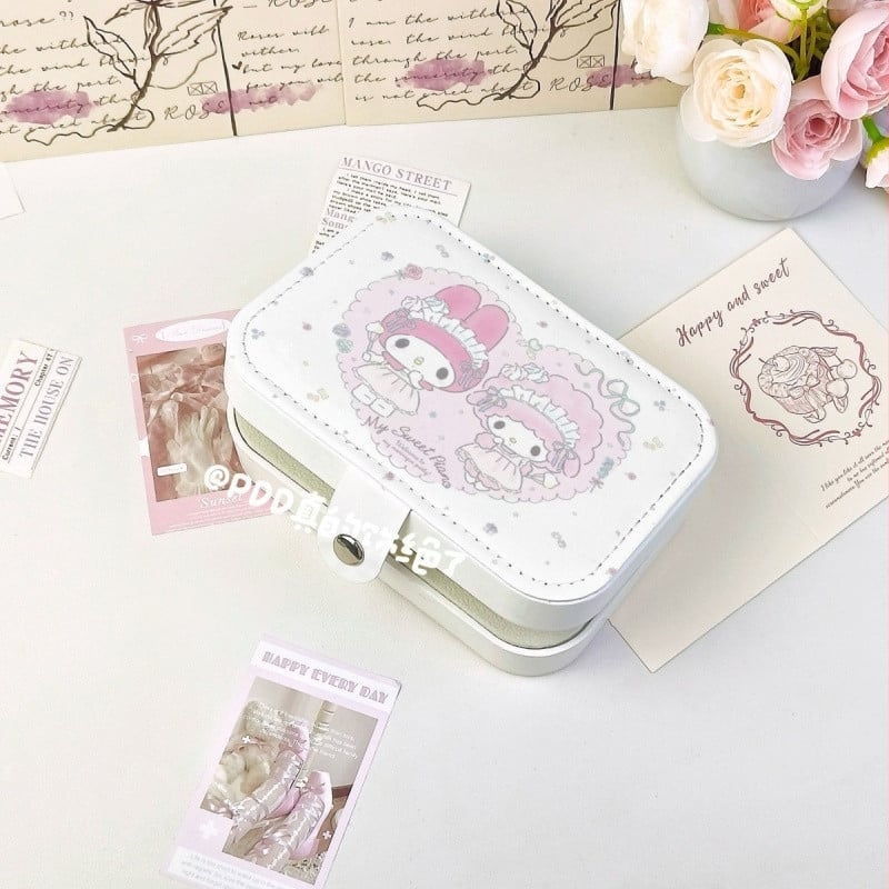 Ādas rotaslietu kastīte, daudzfunkcionāla, vienkāršs mūsdienīgs dizains, rotaslietām