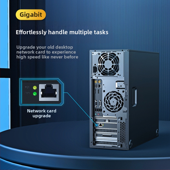 PCIe Gigabites Hálózati Kártya Asztali PC-hez – 1000 Mbps Ethernet Bővítés