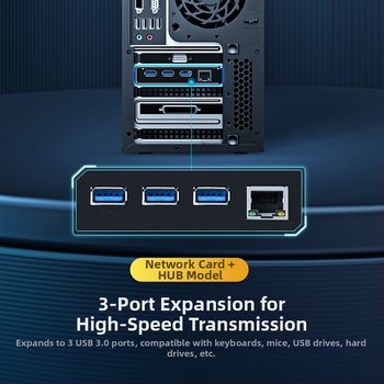 Κάρτα δικτύου PCIe Gigabit για επιφάνεια εργασίας – Ενσωματωμένο Ethernet 1000 Mbps, επέκταση