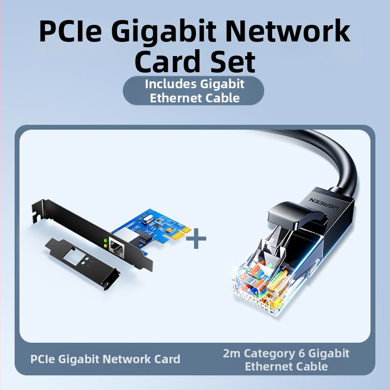 PCIe Gigabites Hálózati Kártya Asztali PC-hez – 1000 Mbps Ethernet Bővítés