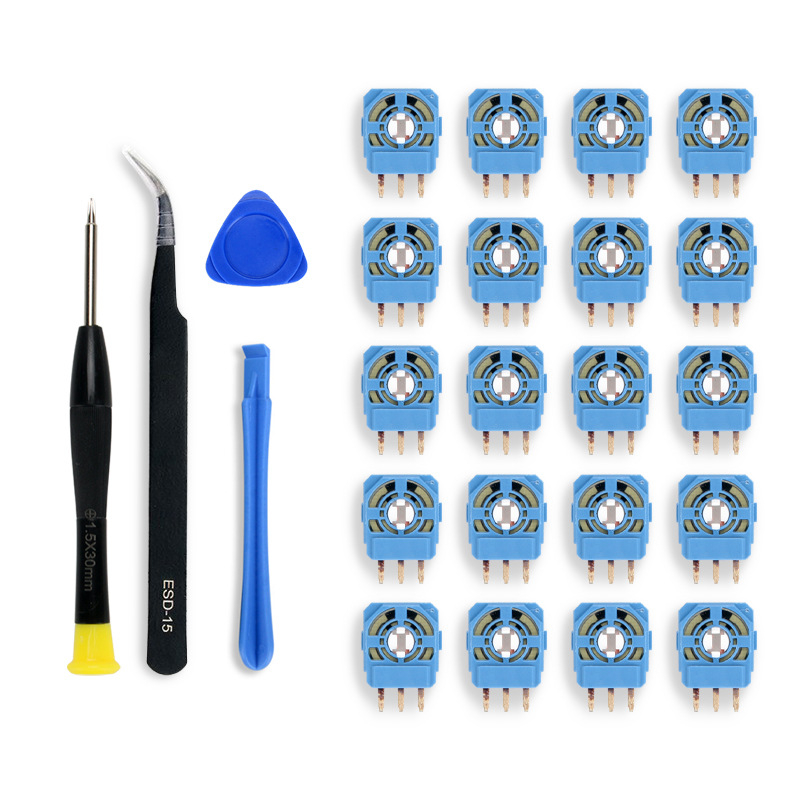 PS5 kontroles džojstika remonta komplekts ar regulējamu potenciometru