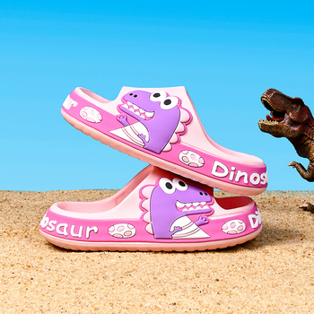 Παιδικά σανδάλια EVA με σχέδιο δεινοσαύρου, πάνω μέρος EVA, σόλα EVA, για ηλικίες 4–12 ετών, αναπνεόμενα, αντιολισθητικά, ανθεκτικά, άνοιξη–καλοκαίρι–φθινόπωρο