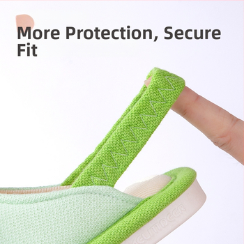 Παιδικές υφασμάτινες παντόφλες (ηλικίες 1–6), Καρτούν μοτίβο, Επάνω μέρος από πλεκτό διαπερατό υλικό, Σόλα PVC, Deer Milly