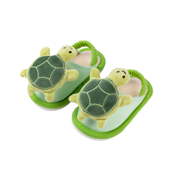 Παιδικές υφασμάτινες παντόφλες (ηλικίες 1–6), Καρτούν μοτίβο, Επάνω μέρος από πλεκτό διαπερατό υλικό, Σόλα PVC, Deer Milly