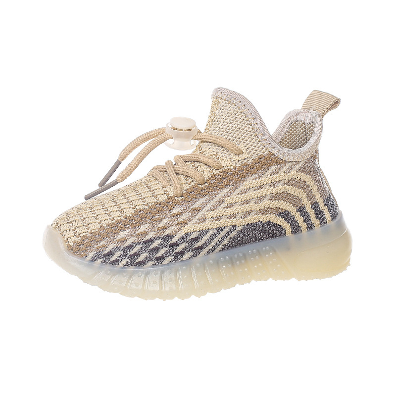 Vaikų Coconut sportbačiai – tinklinė viršutinė dalis, gumos padas, dryžių raštas, kasdienis stilius, vasara 2025