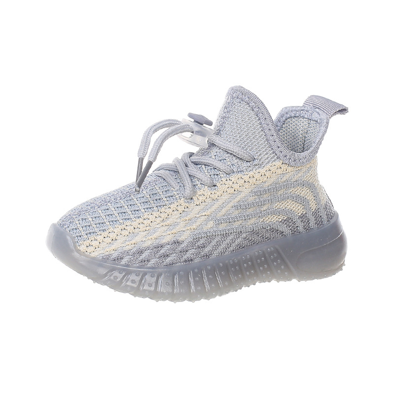 Vaikų Coconut sportbačiai – tinklinė viršutinė dalis, gumos padas, dryžių raštas, kasdienis stilius, vasara 2025