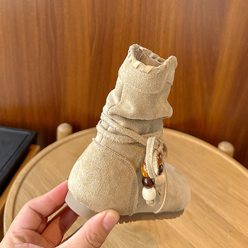 Unisex παιδικά μποτάκια Martin από σουέντ - αναπνέσιμα, χαμηλό ύψος γαλώνας, πλαϊνό φερμουάρ