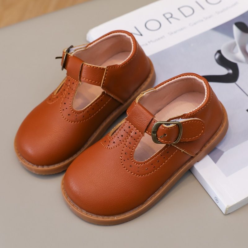 Bērnu kurpes ar Velcro aizdari, mīksta zole, augšējā daļa no mākslīgā ādas, TPR zole, ikdienas stils