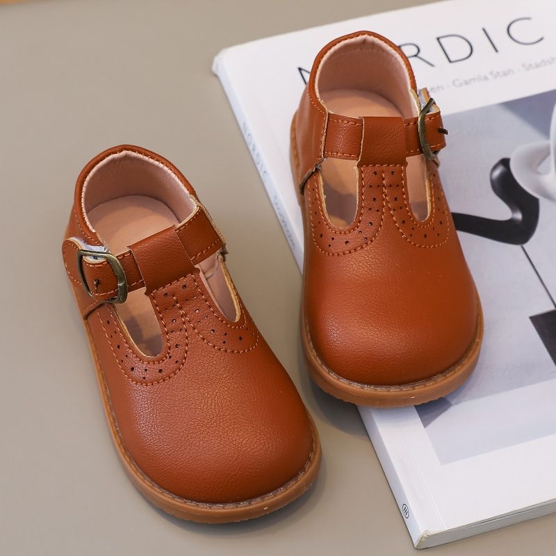 Bērnu kurpes ar Velcro aizdari, mīksta zole, augšējā daļa no mākslīgā ādas, TPR zole, ikdienas stils