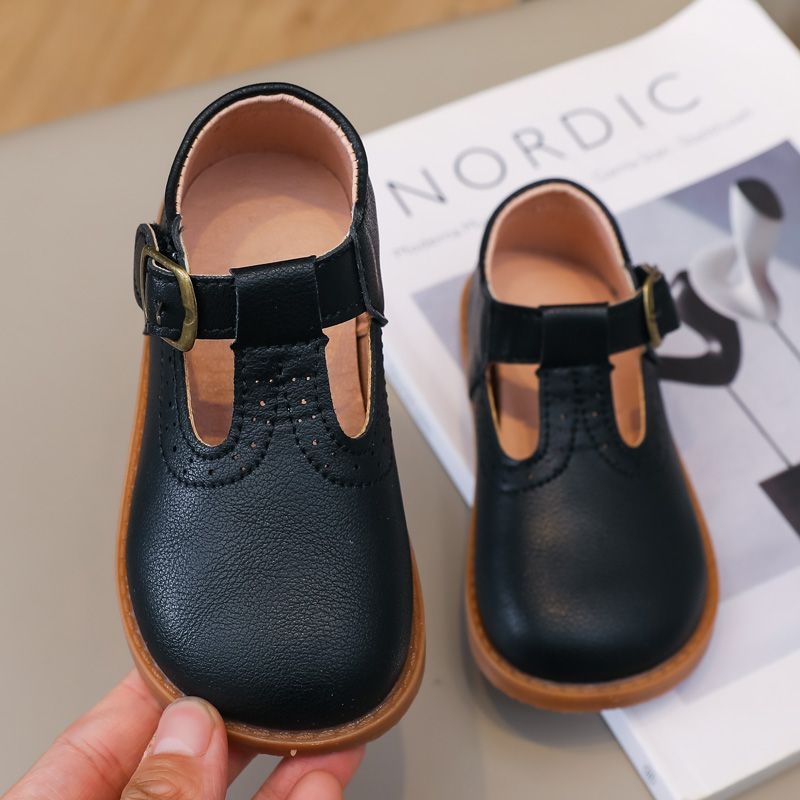 Bērnu kurpes ar Velcro aizdari, mīksta zole, augšējā daļa no mākslīgā ādas, TPR zole, ikdienas stils