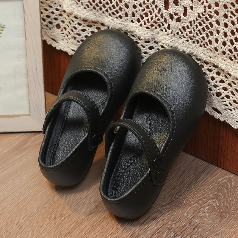 Sandale prințesă din EVA pentru fete, cu închidere cu cataramă, EVA pe partea superioară și talpă, pentru copii 1-12 ani