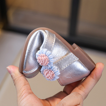 Παιδικά παπούτσια κοριτσιών από μικροΐνες, χαμηλό ύψος, διασταυρούμενο λουράκι, Velcro κλείσιμο, σόλα από καουτσούκ, επένδυση από δέρμα, κορεατικό στυλ, για άνοιξη-φθινόπωρο, διαπνοή, αντιολισθητικά