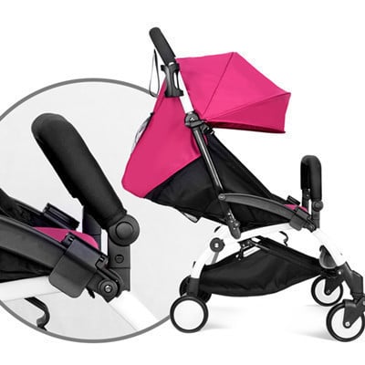 Rokturis bērnu ratiņiem - priekšējais aizsargs rāmis, materiāls: plastmasas caurules