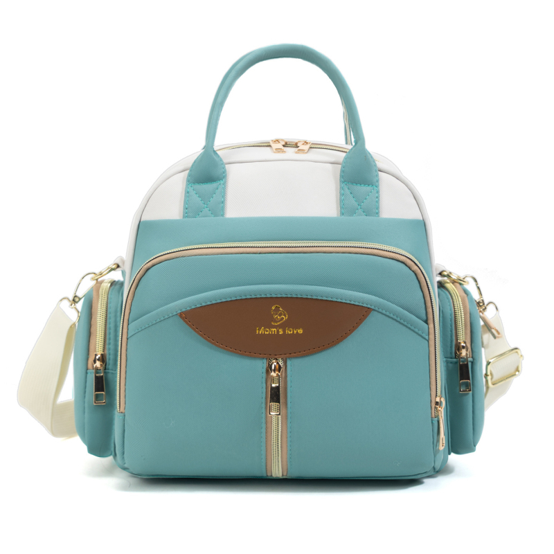 Autiņu soma bērnu pastaigām, daudzfunkcionāla, liela ietilpība, Oxford audums, ultra viegla, salokāma