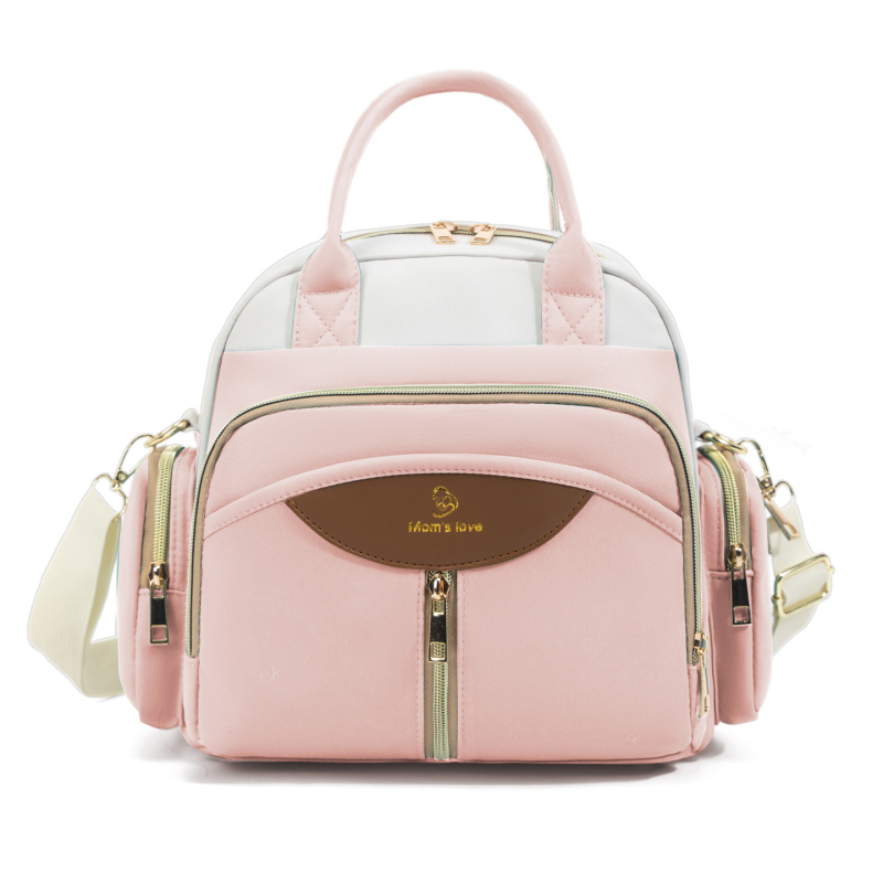 Autiņu soma bērnu pastaigām, daudzfunkcionāla, liela ietilpība, Oxford audums, ultra viegla, salokāma