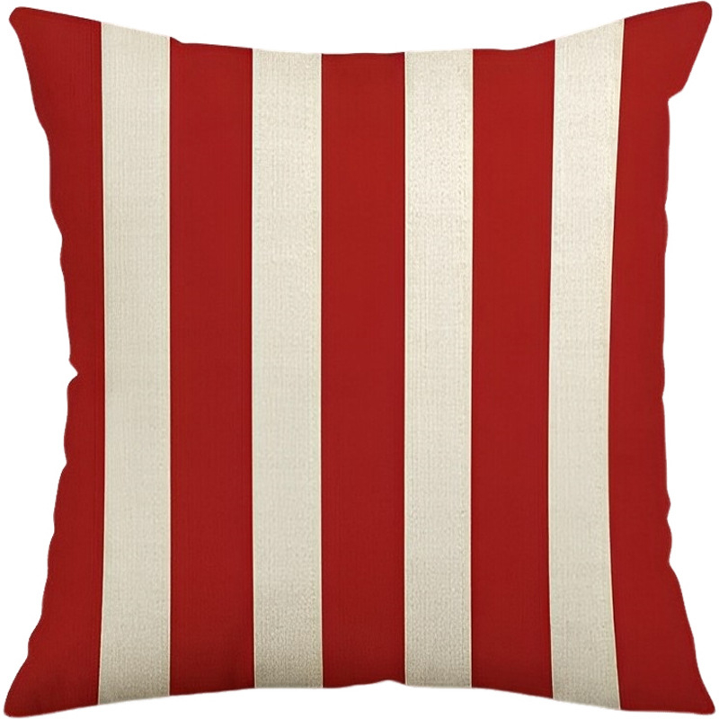 Husă pentru pernă din poliester, model festiv, imprimată