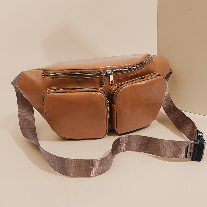 Geantă crossbody pentru femei, stil japonez casual, PU material, Primăvara 2025, Închidere cu fermoar, Interior cu buzunar cu fermoar și buzunar pentru ID, Exterior tridimensional, Brand Zhongzhuo